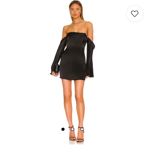 NEW Camila Coelho Charlie Mini Dress in Black size XL - Picture 1 of 8